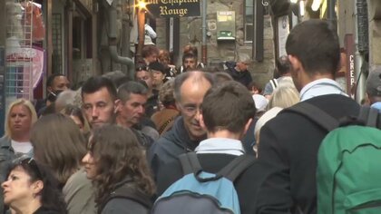 27人の島に年間300万人殺到…仏「モンサンミシェル」でオーバーツーリズム対策　観光客を分散