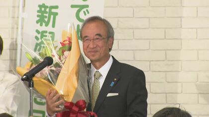 【新潟知事選】現職の花角英世氏が3期目の当選確実「これからの4年間は経済の成長・活力を生み出していく」
