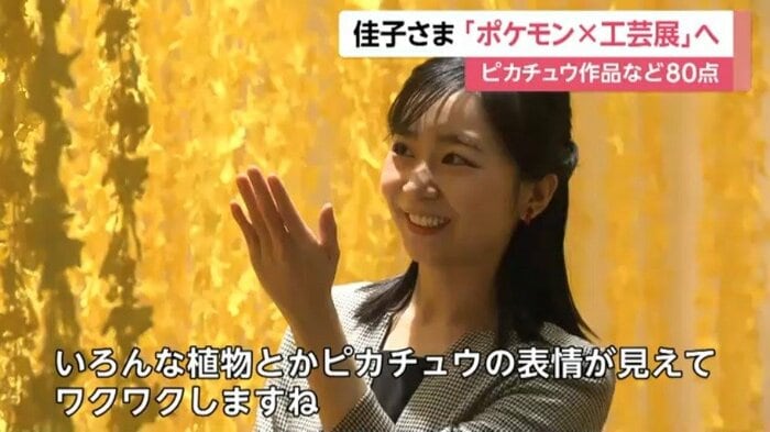 須藤玲子さん作「ピカチュウの森」を鑑賞