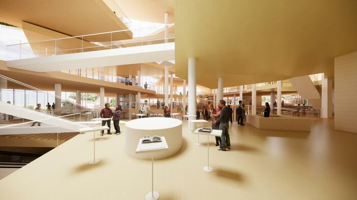 2Fフロア(災害文化エリア)提供:仙台市