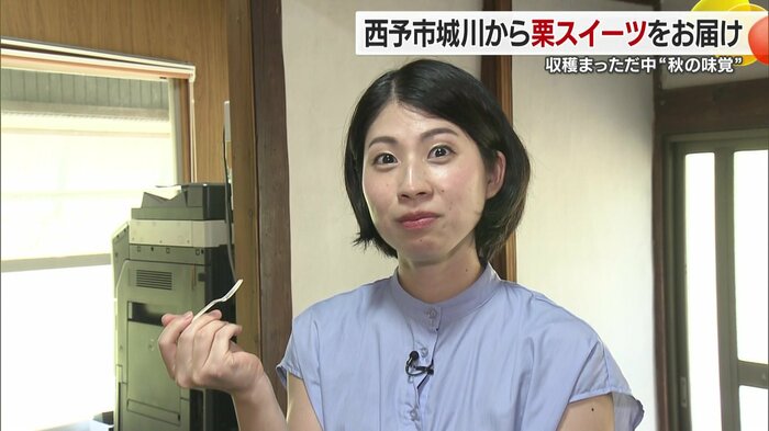 甘さ控えめなクリーム、ごろっと大きな渋皮煮