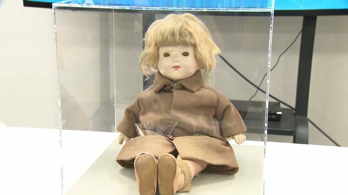 ひな祭りに合わせ公開された「人形大使」(2024年3月3日)
