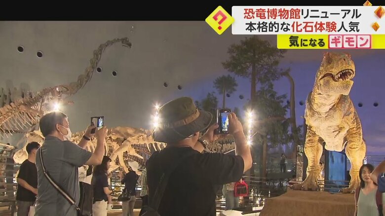 「満足度マックス」福井の恐竜博物館がリニューアル　本格的“化石”体験に大人も子供も夢中　戦争中に消えた「イナイリュウ」｜FNNプライムオンライン