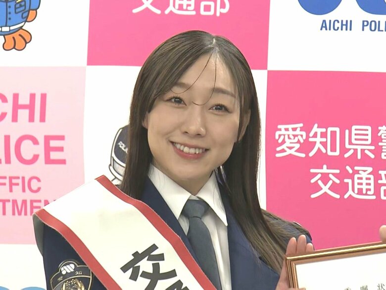 須田亜香里さんが愛知県警の交通安全大使に「子供は大人の真似をすると思うので正しい大人として伝えていきたい」｜FNNプライムオンライン