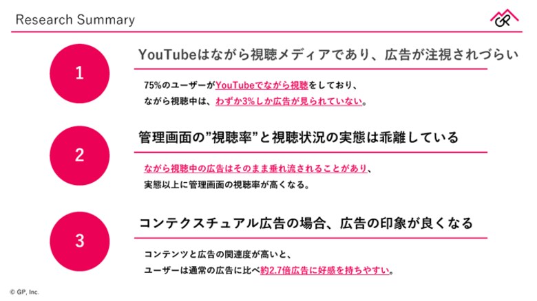 フリークアウト・ホールディングスの子会社であるGP、YouTube広告の視聴率と視聴態度に関する調査を実施 - 広告視聴率が高い動画広告在庫は視聴態度が悪い傾向に