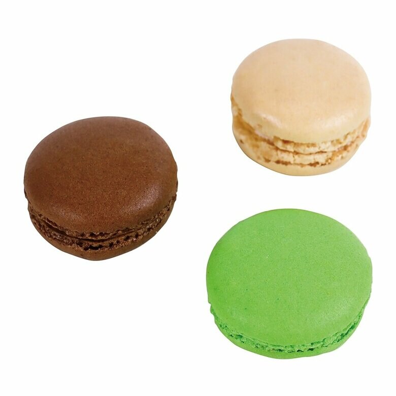マカロン3個入　バニラ・ショコラ・抹茶（画像提供：不二家）