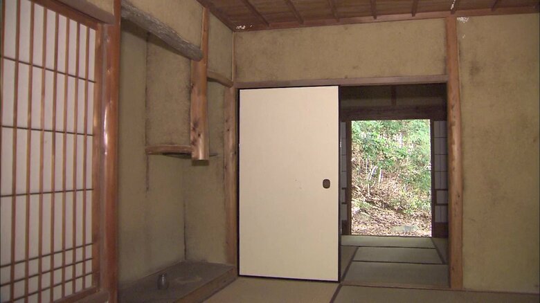 宗鑑が暮らした「一夜庵」内部