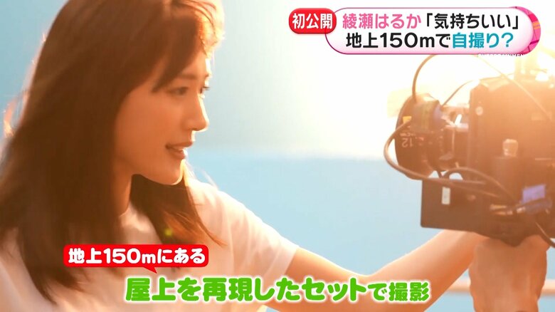 自撮りも特殊な機材で