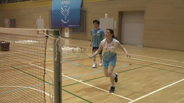 2人でコートに立ち連携を深める