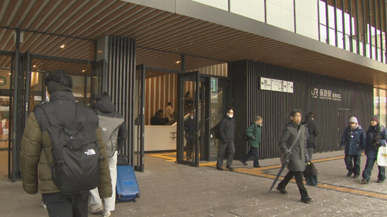 JR長野駅前（2026年1月22日）