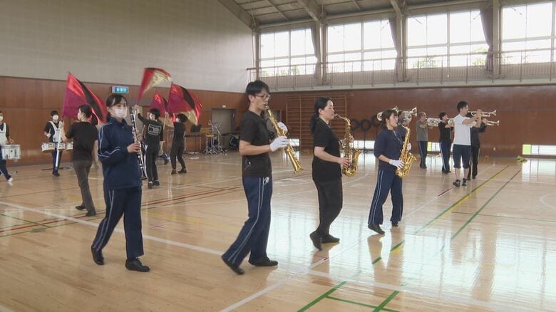 音楽隊の全体練習