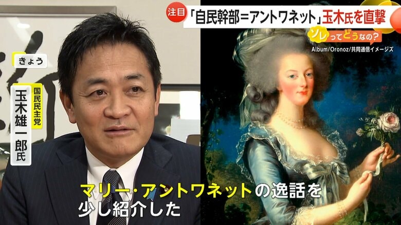 小野寺政調会長の発言を「マリー・アントワネット」と表現した国民民主党・玉木代表