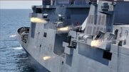 「17世紀の海賊船スタイル」北朝鮮最新の戦略兵器搭載駆逐艦　側面に大砲を並べたような強力な機関銃がズラリ