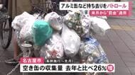 10月から“罰金”適用…名古屋市「アルミ缶持ち去り禁止条例」グランパスOB・阿部翔平さんがゴミ集積所等で注意呼びかけ