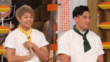 気合いは試合以上!ラグビー・中村亮士とK-1王者・武尊が料理対決