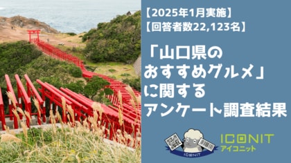 【2025年1月実施】【回答者数22,123名】「山口県のおすすめグルメ」に関するアンケート調査結果