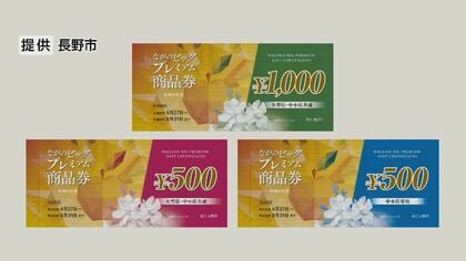 長野市のプレミアム商品券　40億円分の発行総額に対し69億3000万円余りの申し込み　減額して配分へ　荻原健司市長「元気につながれば」