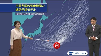 台風進路予想を読み解く「予報円の大きさ＝台風の大きさや強さではない」予報円が大きいと「迷走台風」になりやすい？　気象予報士が解説