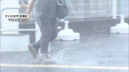 【速報】さいたま市に記録的短時間大雨　1時間に110ミリ雨を観測　低地の浸水や土砂災害などに注意