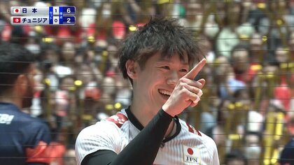 【スーパープレー映像・石川祐希】サーブ・レシーブ・バックアタック、そして笑顔！なんでも決まるオールラウンダー　“完全復活”を感じさせるチュニジア戦まとめ【パリ五輪予選/W杯バレー】