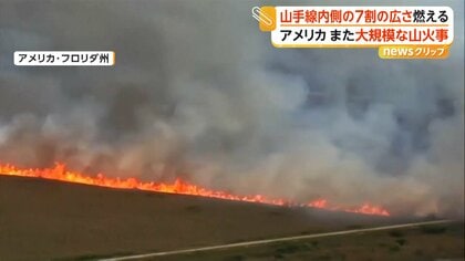 カメラが捉えた“建物に迫る”横一直線の赤い炎 “山手線内側7割分”焼失の