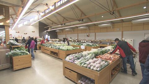 ほうれん草や柿など約80種類…開店前から行列できる産直施設 店長直伝の『簡単ふろふき大根』のレシピも公開