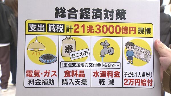 “子育て1人2万円給付”に賛否の声　「ありがたい」「継続的に給付を」「不公平感がある」「給付は一時しのぎ」　高市政権の経済政策｜FNNプライムオンライン