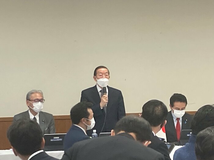 台北駐日文化代表処の謝長廷代表