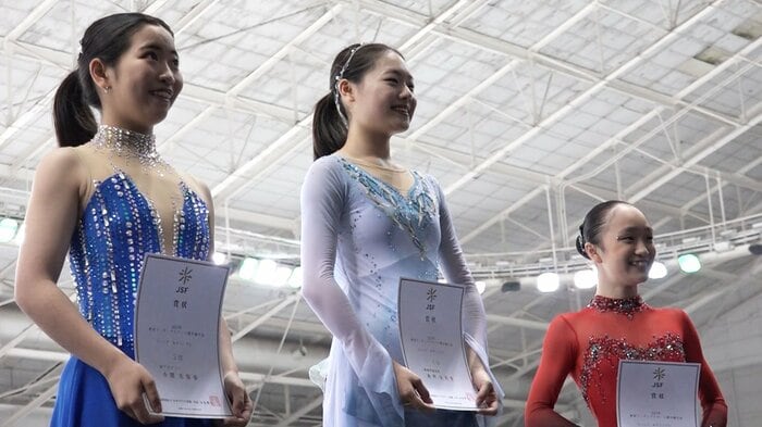 ジュニア女子表彰台(東京選手権)