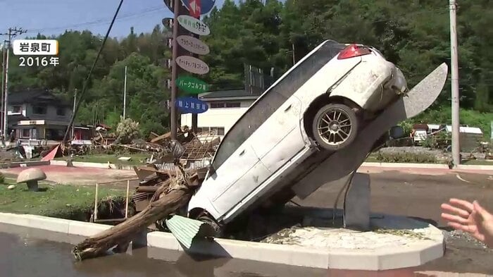 2016年台風10号豪雨被害の岩手・岩泉町