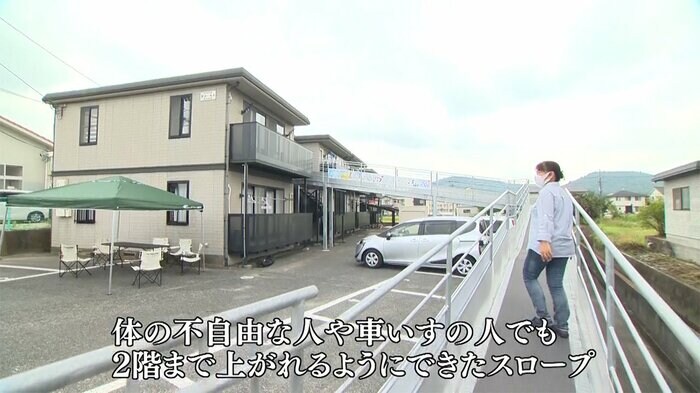 岡山県倉敷市真備町で完成した防災機能付きのシェアハウス