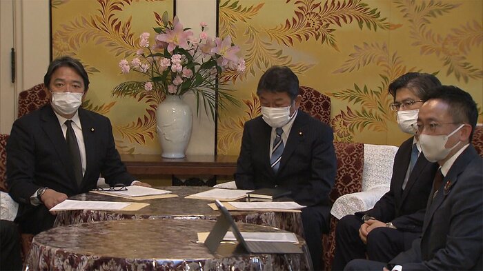 19日、自民・公明・国民幹事長会談で「トリガー条項」の凍結解除を当面、見送ることで合意