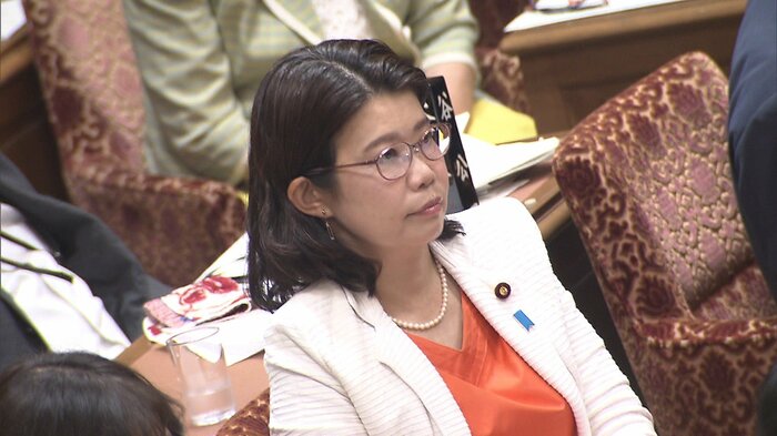 予算委員会に出席する国光議員（2025年8月）