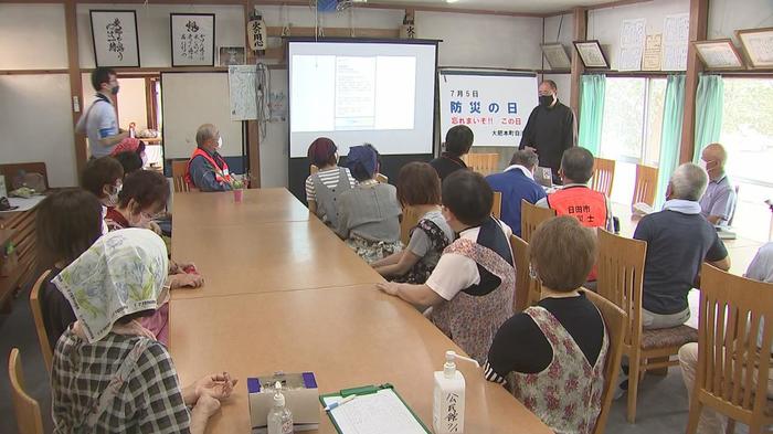 九州北部豪雨から3年 「防災の日」定めた自治会が訓練 大分・日田市