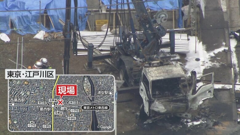 【なぜ】地下にガスボンベ埋めたまま販売の可能性も…葛西駅近くのマンション工事現場で爆発「爆弾落ちたような音」　10人負傷38棟に被害　東京・江戸川区｜FNNプライムオンライン