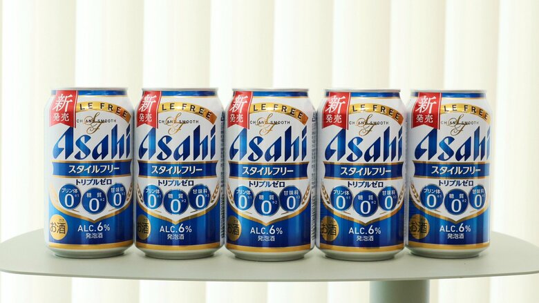 発売1カ月で1000万本突破　なぜ「アサヒスタイルフリー トリプルゼロ」はヒットしたのか　拡大する糖質オフ・ゼロ系ビール類市場の今｜FNNプライムオンライン