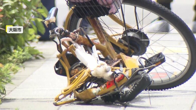 タワマンから70歳男性転落…下にいた自転車の男性が巻き込まれ2人が死亡　突然“爆発のような大きな音”　大阪市北区｜FNNプライムオンライン