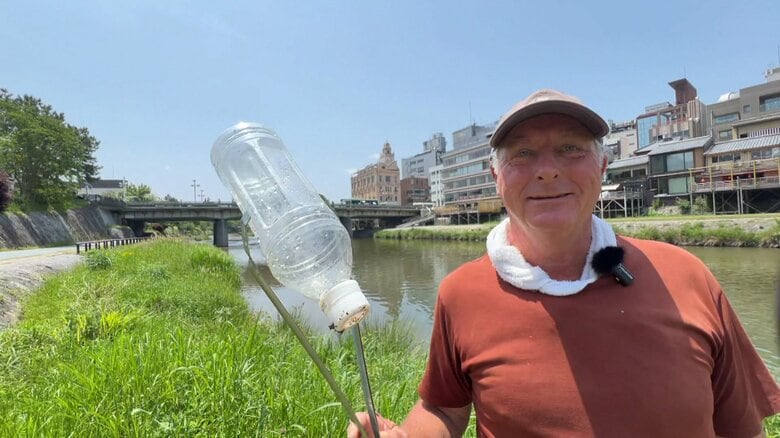 「鴨川を手伝ってください」靴のゴミは毎年100足以上！？　大好きな街・京都をきれいに…鴨川で“ゴミ拾い”続けるイギリス人　【アスヨク！】　　｜FNNプライムオンライン