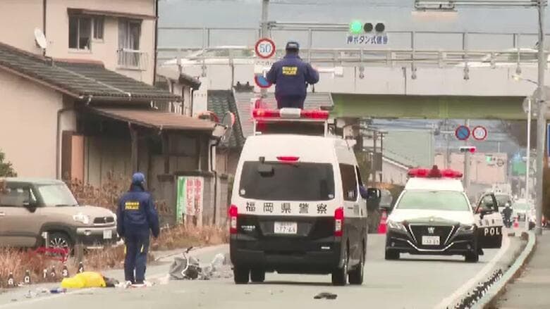 自転車の女性“ひき逃げ死”で介護士の男(46)を逮捕　「母親から『現場に戻りなさい』と言われた」　福岡・八女市｜FNNプライムオンライン