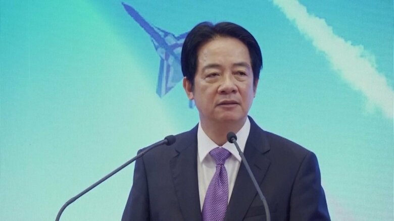 「台湾海峡の平和と安定に不可欠」台湾・頼清徳総統会見　アメリカによる武器売却「継続を望んでいる」｜FNNプライムオンライン