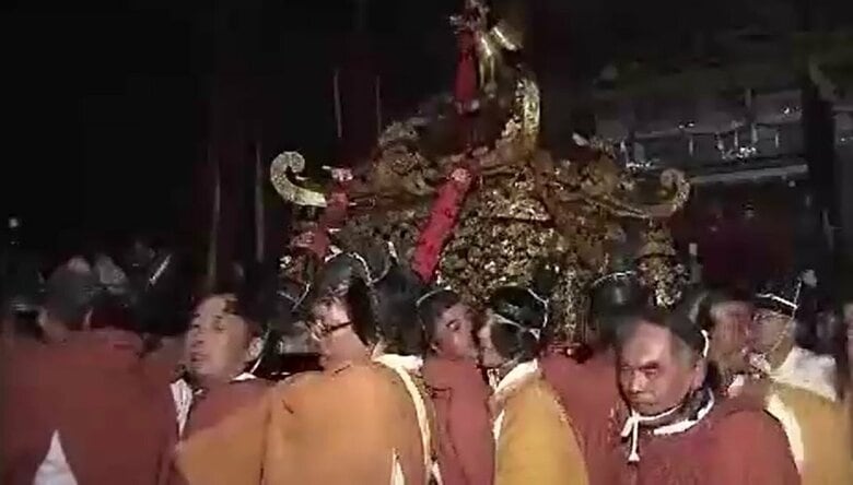 讃岐路の秋の風物詩　金刀比羅宮例大祭　あす（１０日）「みこし渡御」　交通規制あり【香川・琴平町】｜FNNプライムオンライン