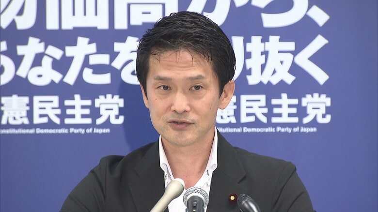 首相指名選挙「無効票を投じるなら議員辞職すべき」立憲・小川氏が決選投票を見据えて他の野党をけん制｜FNNプライムオンライン