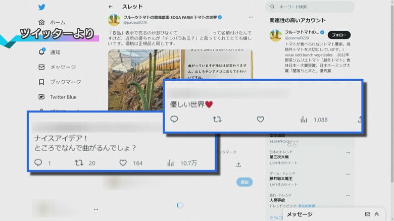 Twitterで話題に