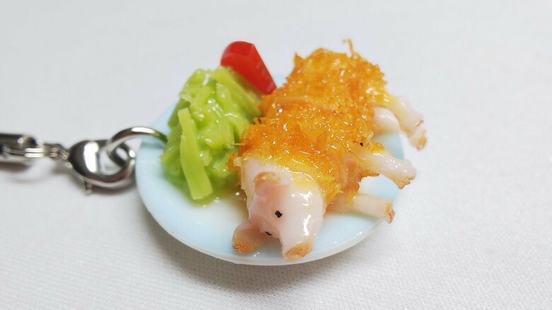 とんかつを再現した作品