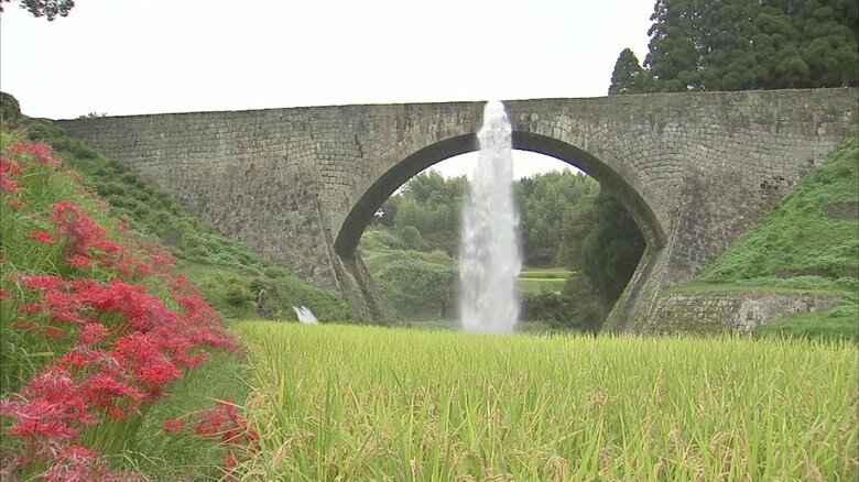 石造りのアーチ水路橋としては日本最大級