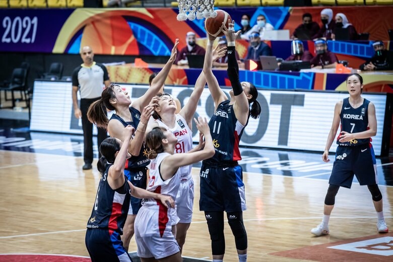 リバウンドを取れない場面が続いた＠FIBAAsiaCupWomen