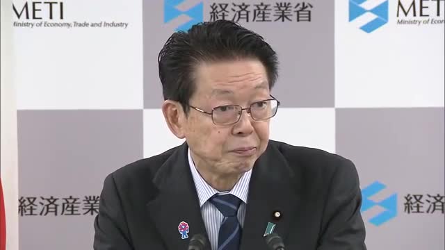 「できるだけ速やかに再公募を始める」と述べた武藤経産相