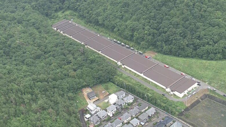 銃が発射された陸尉射撃場（午前11時すぎ 岐阜市）