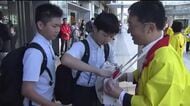 赤い羽根共同募金スタート　福井駅周辺では副知事やボランティアが協力呼びかけ　市町の窓口で年度末まで受け付け