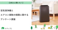 【おうちにプロ】空気清浄機とエアコン掃除の相関に関するアンケート調査